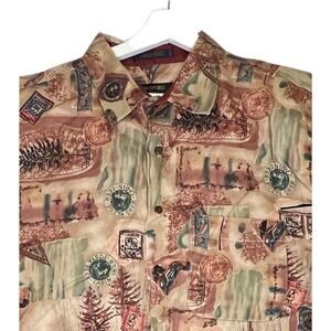 Vintage Colours Alexander Julian Shirt Adult XL Duck Print Outdoor Hunting Mens